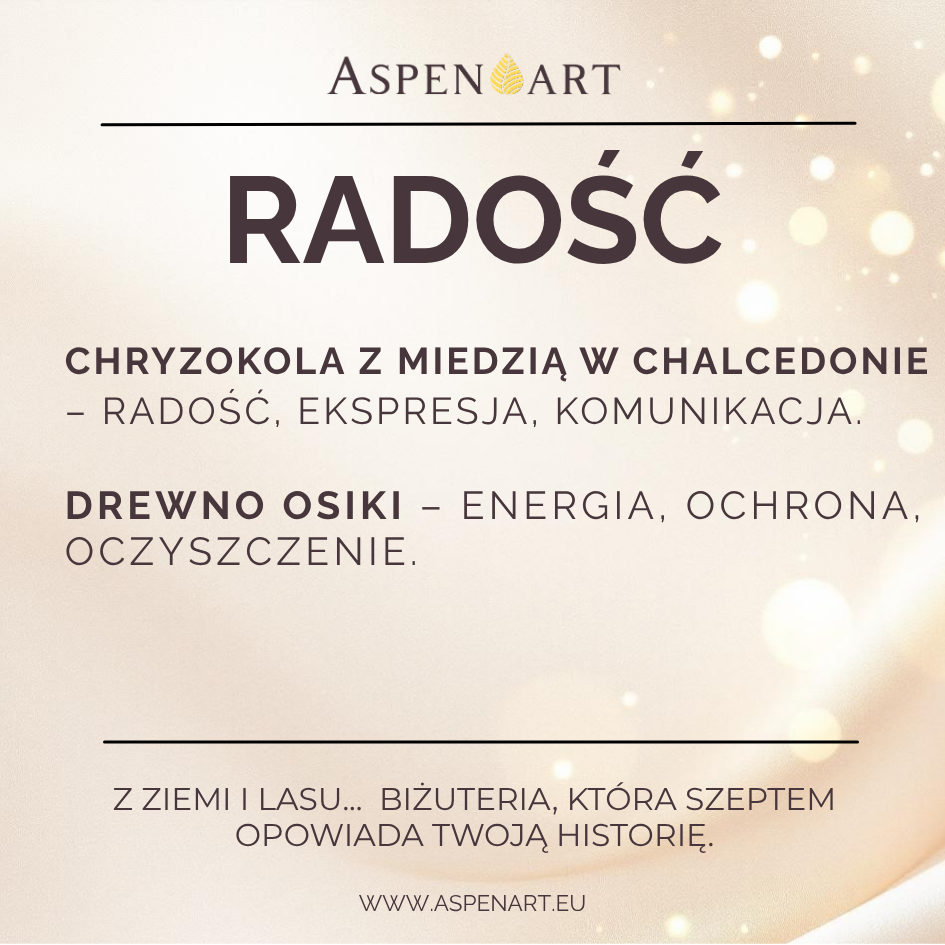 Naszyjnik z kamieniem - Chryzokola z miedzią w chalcedonie 002 - obrazek 4