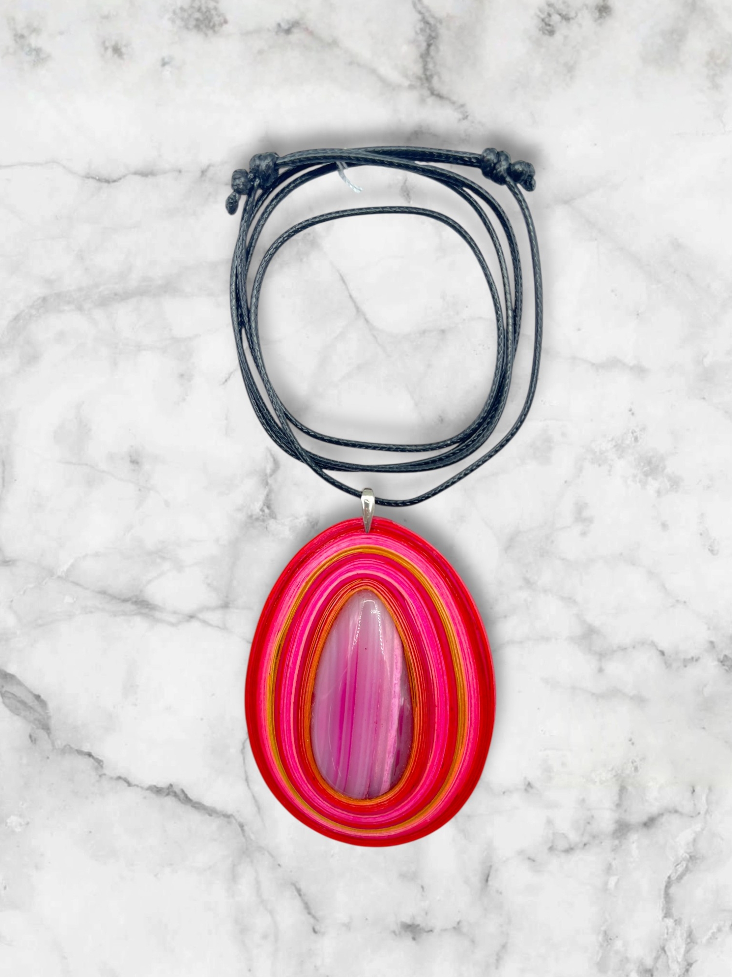 Naszyjnik z kamieniem - Agat 019 - obrazek 3