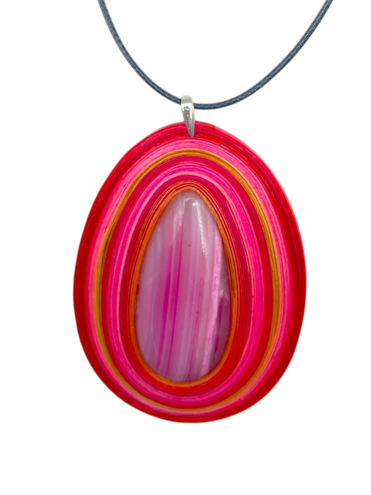 Naszyjnik z kamieniem - Agat 019