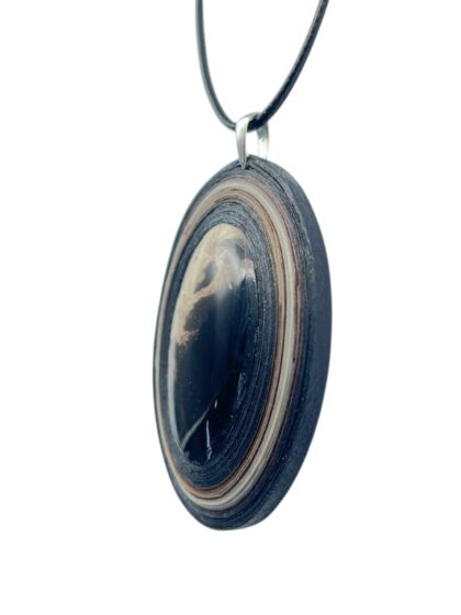 Naszyjnik z kamieniem - Agat palmowy P02