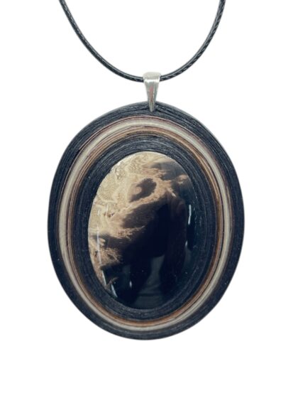 Naszyjnik z kamieniem - Agat palmowy P02