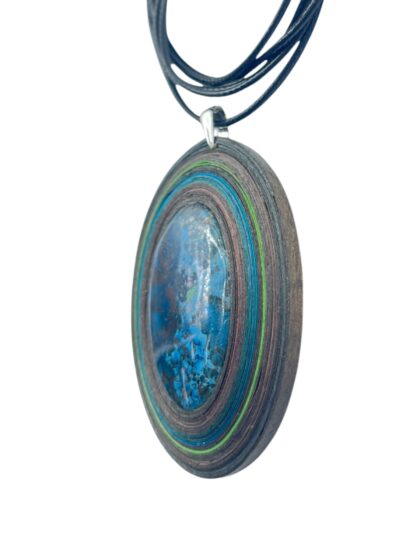 Naszyjnik z kamieniem - Apatyt 001