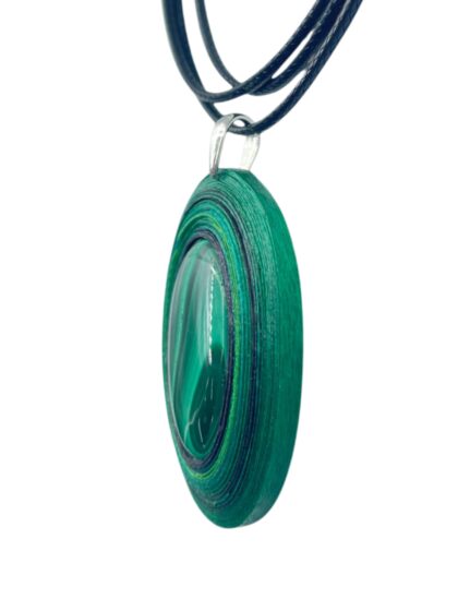 Naszyjnik z kamieniem - Malachit 002