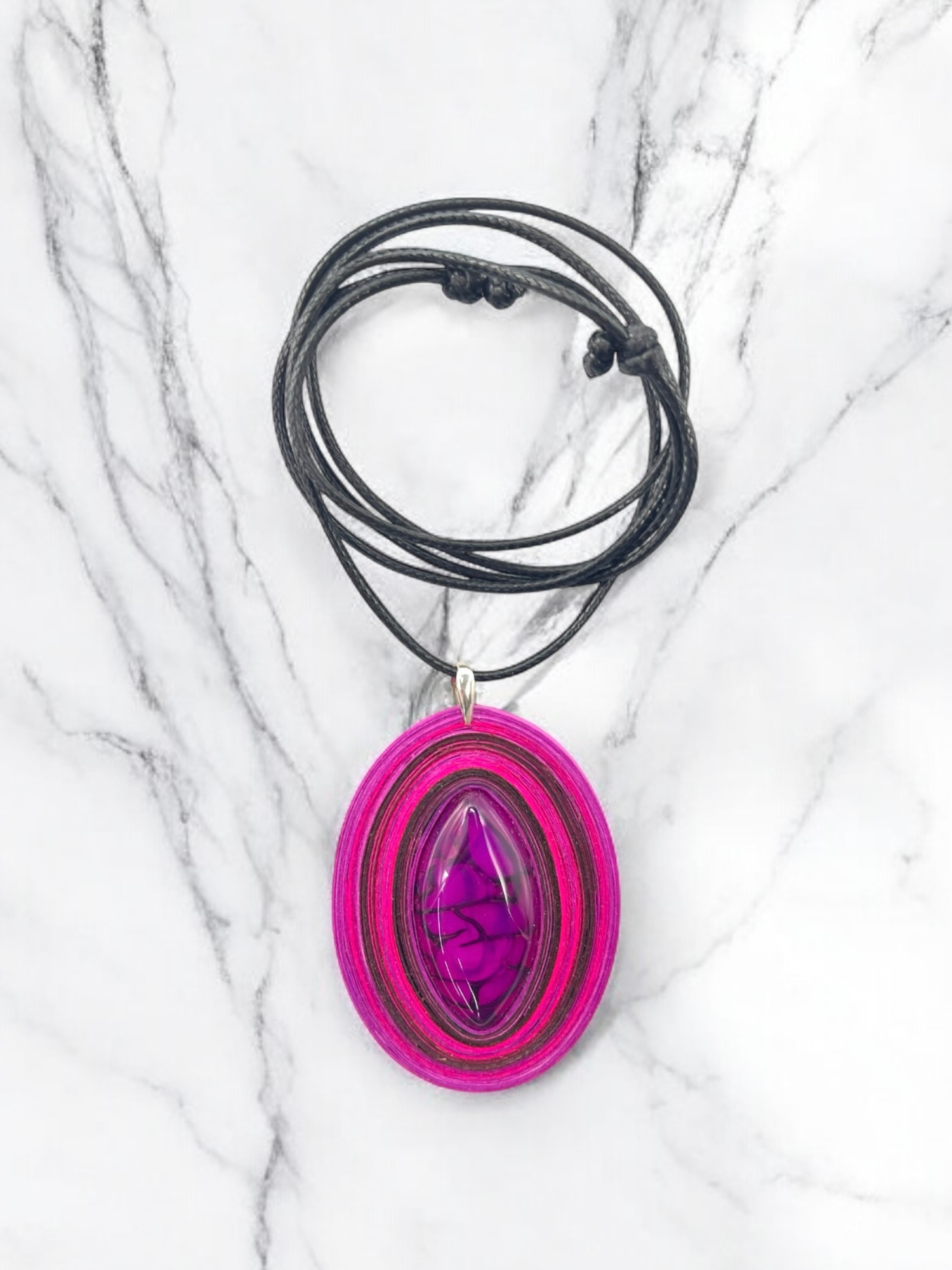 Naszyjnik z kamieniem - Agat 018 - obrazek 2