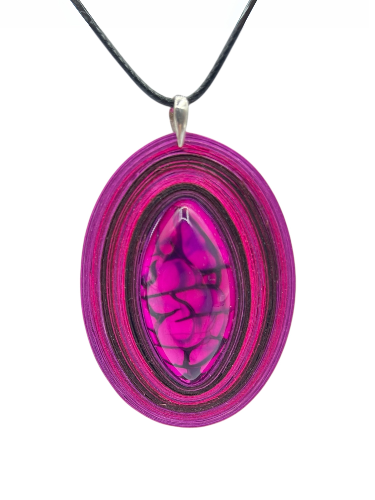 Naszyjnik z kamieniem - Agat 018